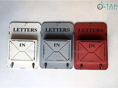 Hộp gỗ móc treo LETTER