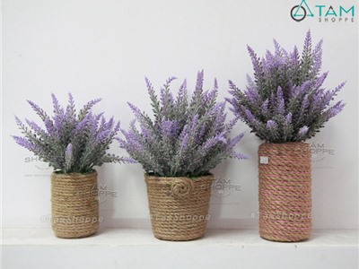 Chậu hoa để bàn Lavender Vintage No.9