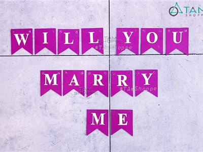 Chử gỗ Will you marry me