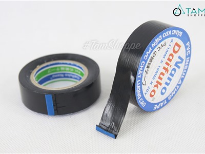 Cuộn băng keo điện nano màu đen 19m DCHM-BK-01