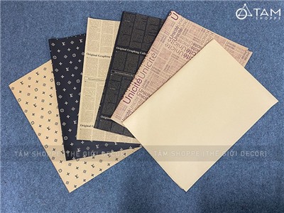 Giấy gói quà giấy báo hoạ tiết đơn giản 50x70cm GIAYGOIQUA-03