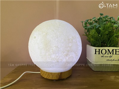  Máy khuếch tán tinh dầu hình mặt trăng [Diệt khuẩn -Tặng tinh dầu] MKTTD-27