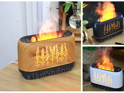 Máy khuếch tán tinh dầu phun khói siêu âm ngọn lửa MKTTD-18