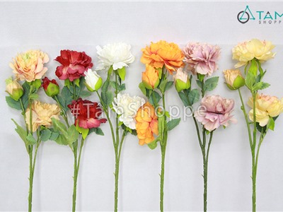 Cành hoa mẫu đơn giả cao cấp CHG-129