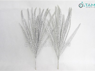 Cành lá  dương xỉ cổ giả phủ kim tuyến CHG-116