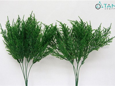 Cành lá tùng thơm giả trang trí D40cm F-CHG-107