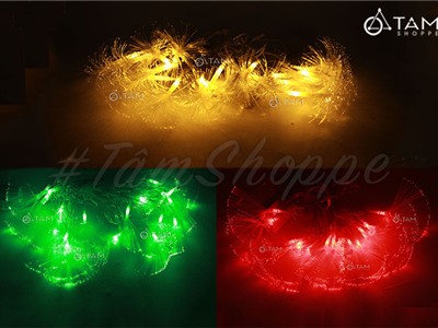 Dây đèn led sợi quang học hoa Bồ Công Anh 5m 20led