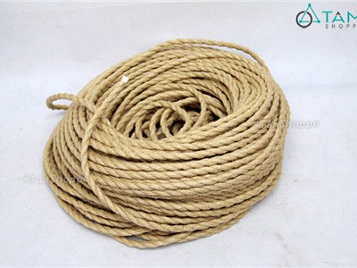 Dây điện giả dây thừng trang trí ĐK1cm [Bán theo 1m tới]