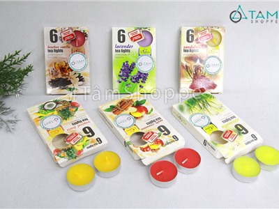 Vỉ 6 viên nến thơm tealight thiên nhiên NT-010