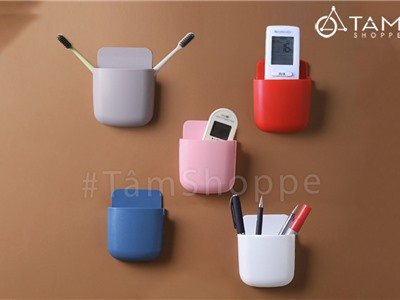 Giá để bàn chải remote dán tường bằng nhựa ĐGD-04