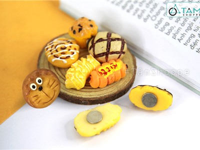 Nam châm hít tủ lạnh mô hình bánh ngọt các loại HTL-05