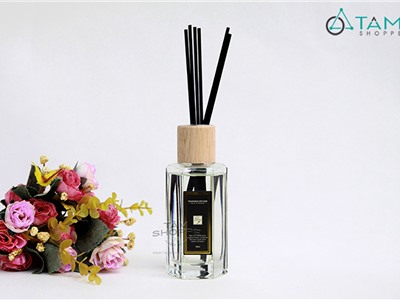 Bộ tinh dầu tự khuếch tán que đen hộp sọc sẵn 120ml tinh dầu