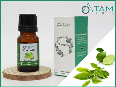 Tinh dầu trà xanh và chanh (Green tea & Lime) SCENTASTIC 10ml
