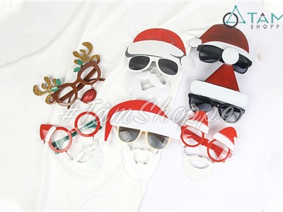 Mắt kính Noel kèm phụ kiện nhiều kiểu ngộ nghĩnh X-MK-02