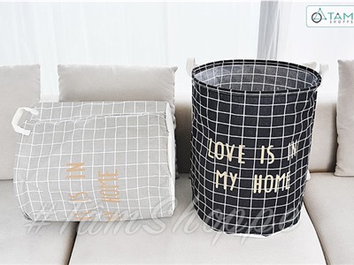 Sọt đựng quần áo bằng vải chống thấm bigsize SQA-01