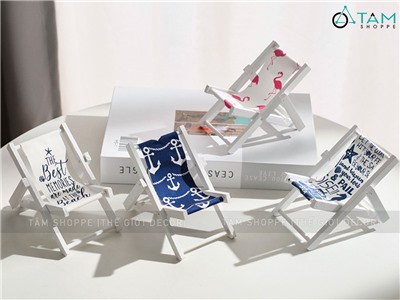 Ghế xếp bãi biển mini decor [12x9cm - nhiều kiểu] BANGHE-05