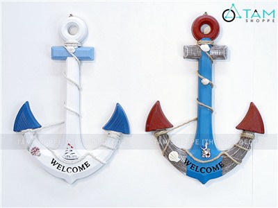 Mỏ neo trang trí cỡ lớn dài 60cm có đèn Led [Tặng pin - Nhiều kiểu] MONEO-04