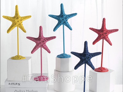 Tượng sao biển đứng để bàn trang trí phong cách biển SB-05