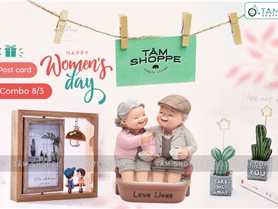 [ SIÊU KHUYẾN MÃI 8/3, tặng kèm Post card ] - Combo quà tặng 8/3 ý nghĩa
