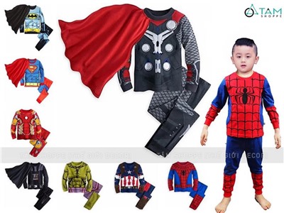 Bộ đồ hóa trang siêu anh hùng đồ bộ (quần + áo) BOHOATRANG-04