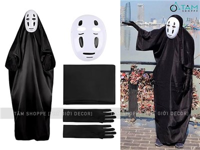  Bộ đồ hóa trang Vô diện trẻ em - người lớn (Áo + mặt nạ + găng tay) BOHOATRANG-12