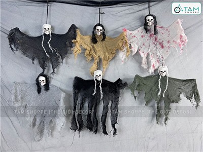 Con ma tam giác vải thưa 6 màu ĐK30cm HLW-MAQUY-14