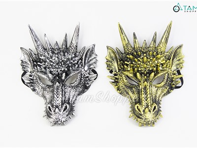 Mặt nạ đầu rồng dũng mãnh Vintage HLW-MN-88