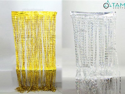 Rèm tua rua kim sa trang trí backdrop tiệc 2mx1m PA-REM-01
