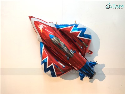 Bong bóng kiếng hình máy bay dài 90cm BBK-MB-01