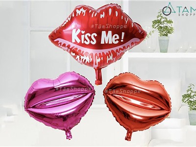 Bong bóng kiếng hình môi son nhiều kiểu BBK-MOI-01