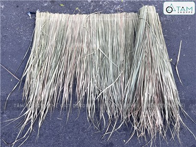 Líp lá tranh lợp mái nhà trang trí tiểu cảnh Tết [Bện kĩ - Cuộn 3-5,7m] LIPLA-01