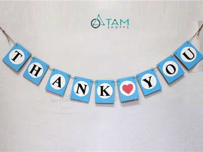 Dây treo chữ THANK YOU