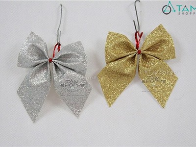 Nơ kim tuyến trang trí số 08