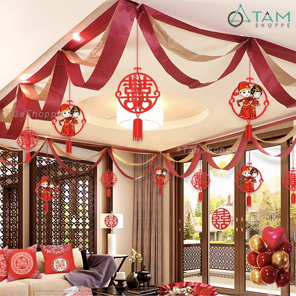 bộ trang trí phòng cưới phòng tân hôn đẹp bộ trang trí phòng cưới phòng tân hôn đẹp