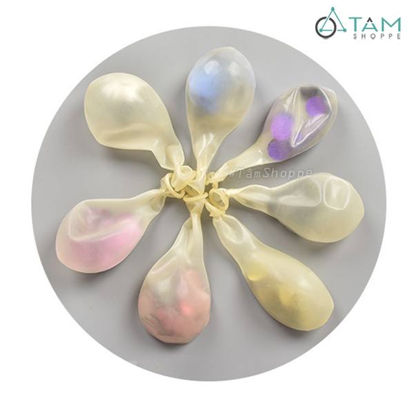 bong bóng trang trí trong suốt hạt kim sa sang chảnh bong bóng trang trí trong suốt hạt kim sa sang chảnh