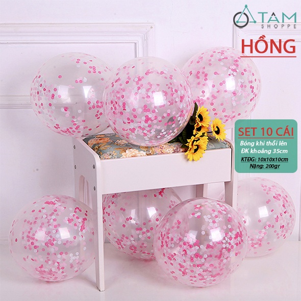 bong bóng trang trí trong suốt hạt kim sa sang chảnh bong bóng trang trí trong suốt hạt kim sa sang chảnh