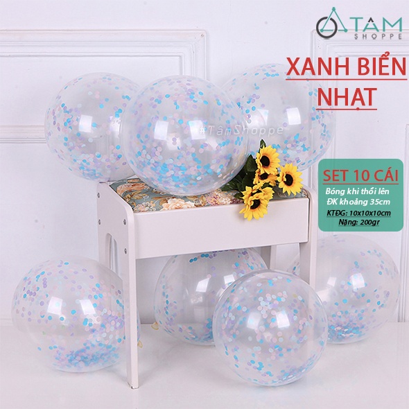 bong bóng trang trí trong suốt hạt kim sa sang chảnh bong bóng trang trí trong suốt hạt kim sa sang chảnh
