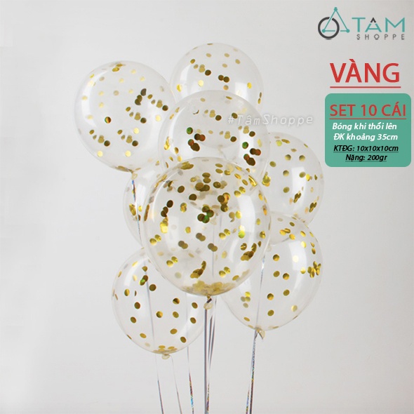 bong bóng trang trí trong suốt hạt kim sa sang chảnh bong bóng trang trí trong suốt hạt kim sa sang chảnh