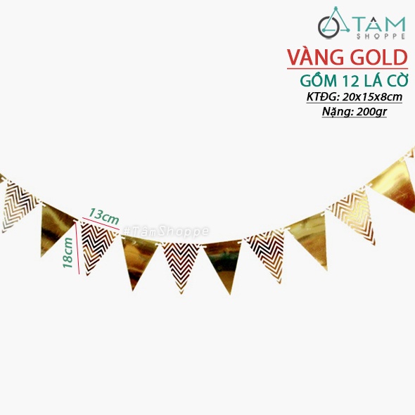 Dây cờ tam giác treo trang trí Dây cờ tam giác treo trang trí
