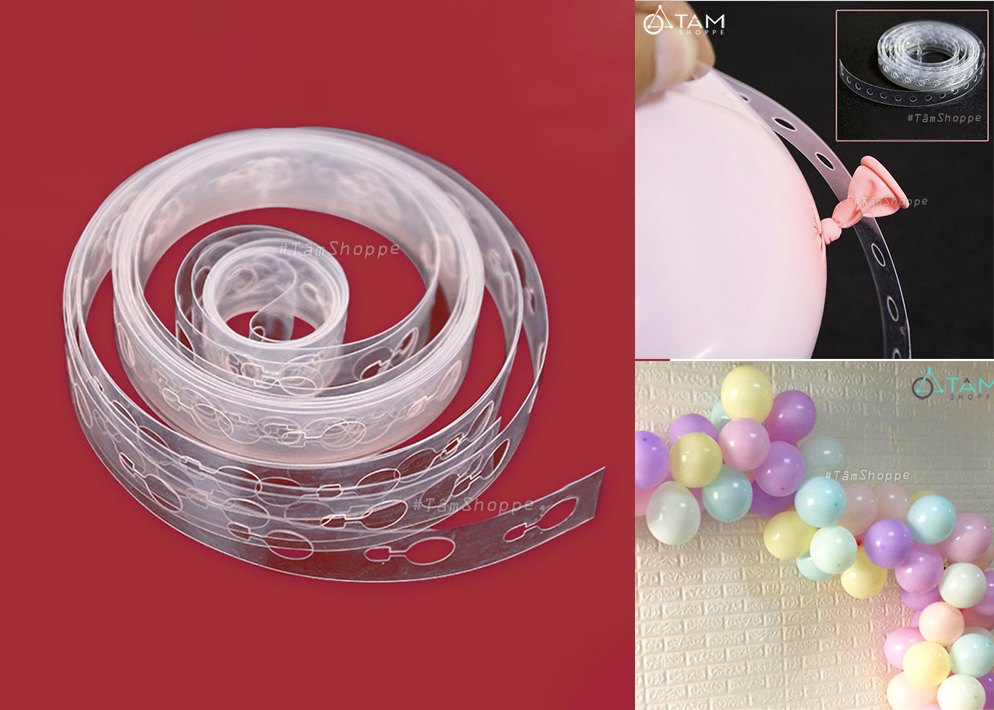 Dây lỗ gắn trang trí bong bóng sợi dài Dây lỗ gắn trang trí bong bóng sợi dài