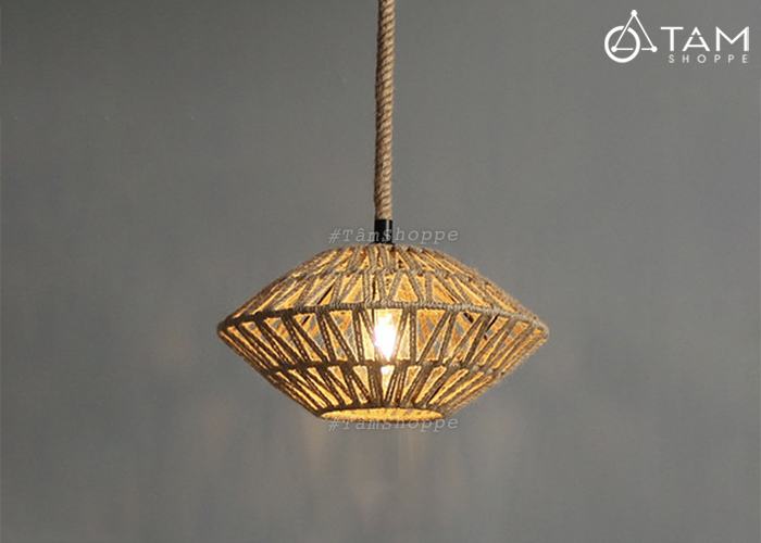 đèn thả trần dây thừng trang trí đèn thả trần dây thừng trang trí