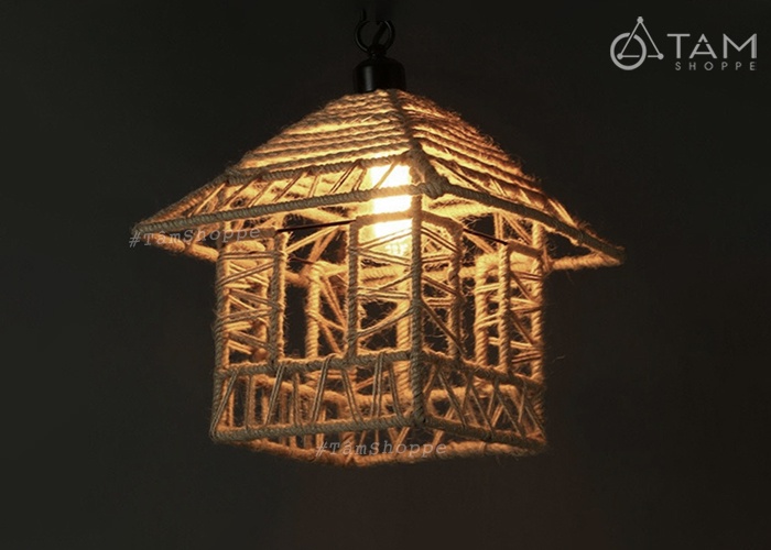 đèn thả trần dây thừng ngôi nhà đèn thả trần dây thừng ngôi nhà