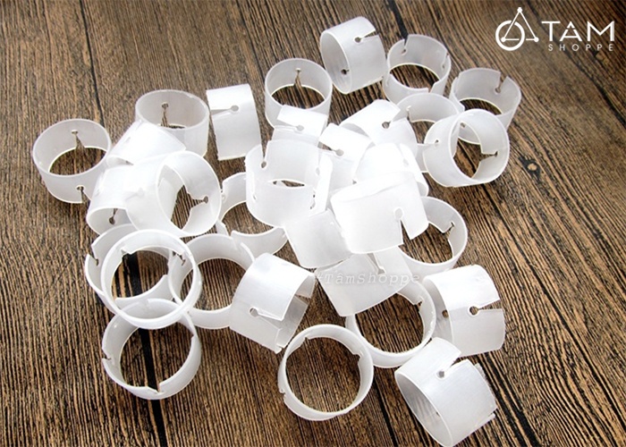 Khoen nhựa gắn 4 bong bóng trang trí Khoen nhựa gắn 4 bong bóng trang trí