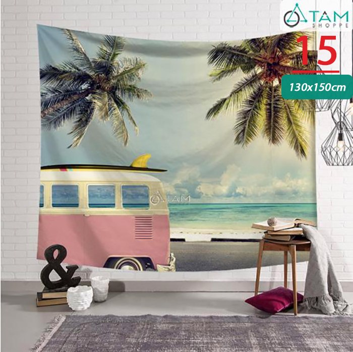 tranh-vai-treo-tuong-beach-retro tranh-vai-treo-tuong-beach-retro
